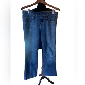 CITIZENS OF HUMANITY KELLY #001 STRETCH LOW WAIST BOOTCUT Sz 28